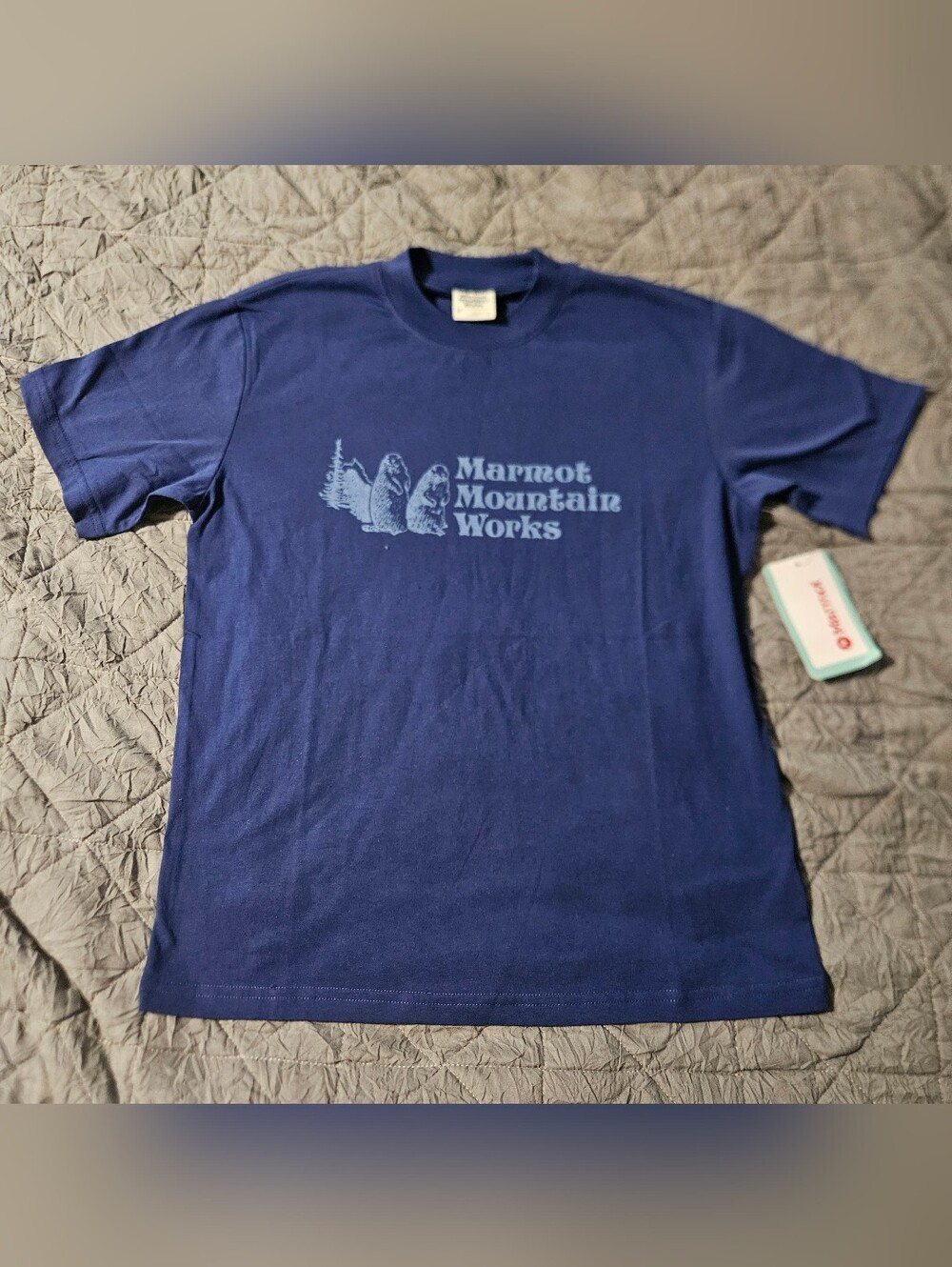 NWT Marmot XS Short Sleeve Tee Twilight Blue